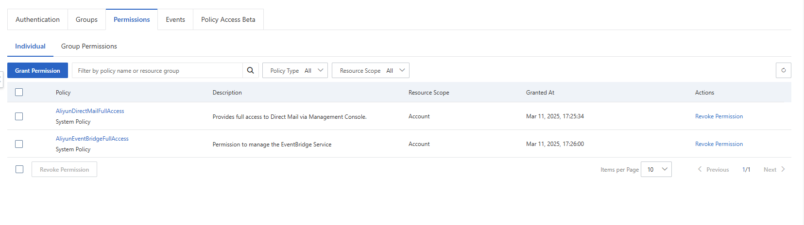 Add a User with Permissions