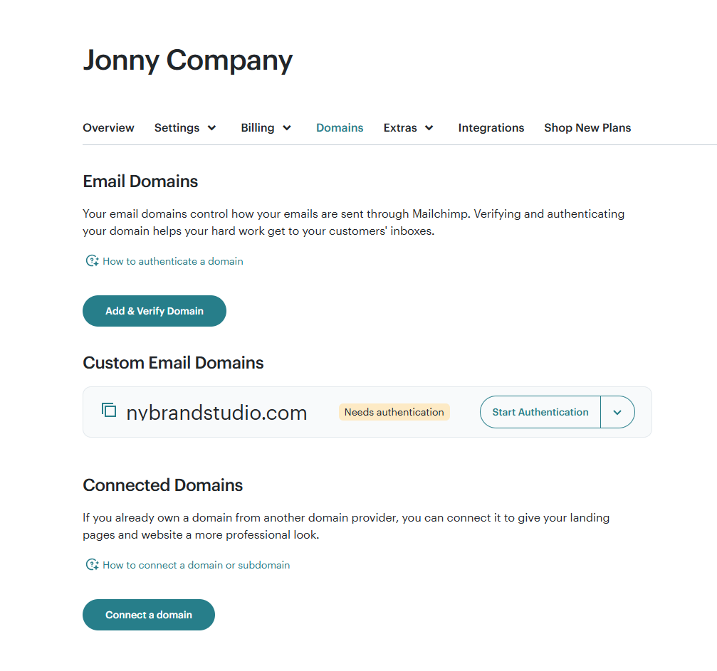 Add and Set Up Email Domain