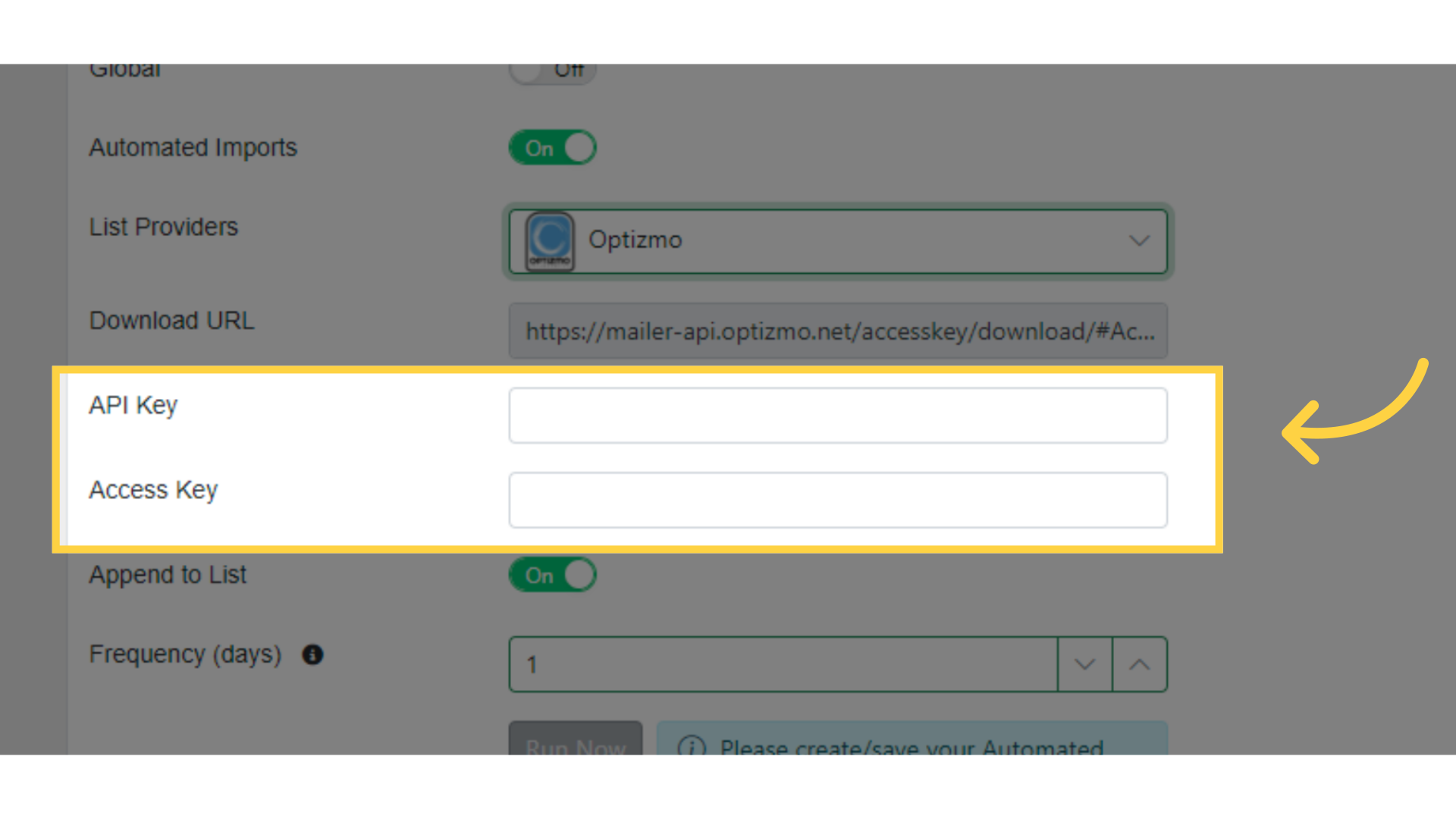 Provider-specific fields