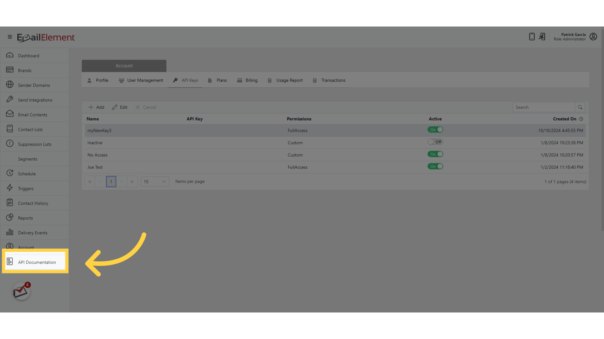 Click API Documentation