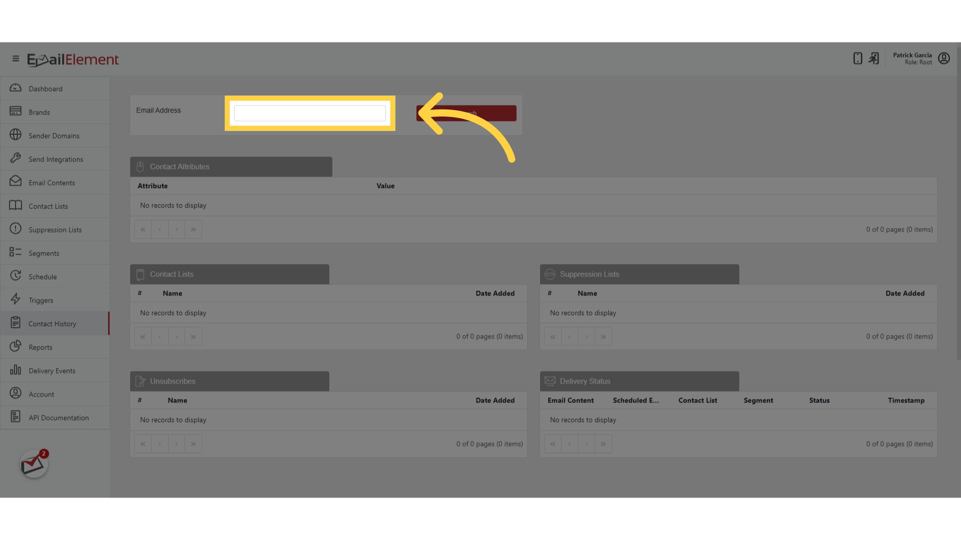 Select Email Address Field