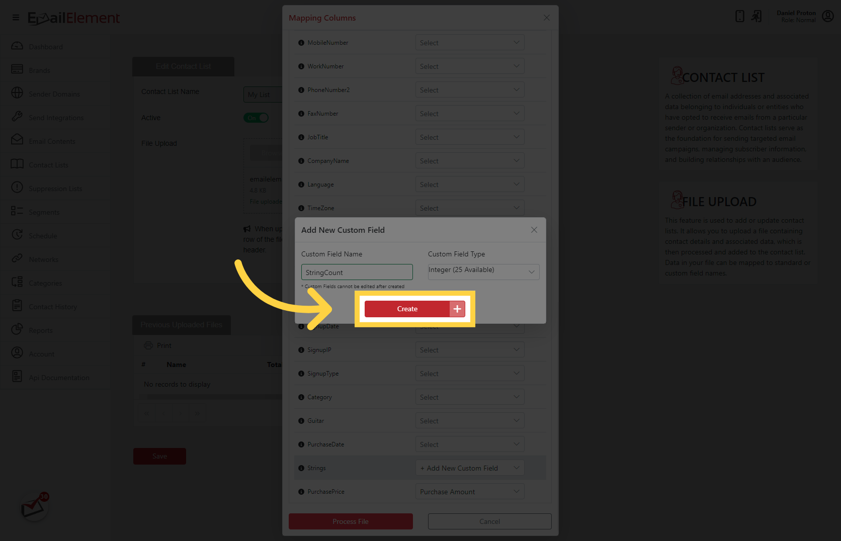 Click 'Create'