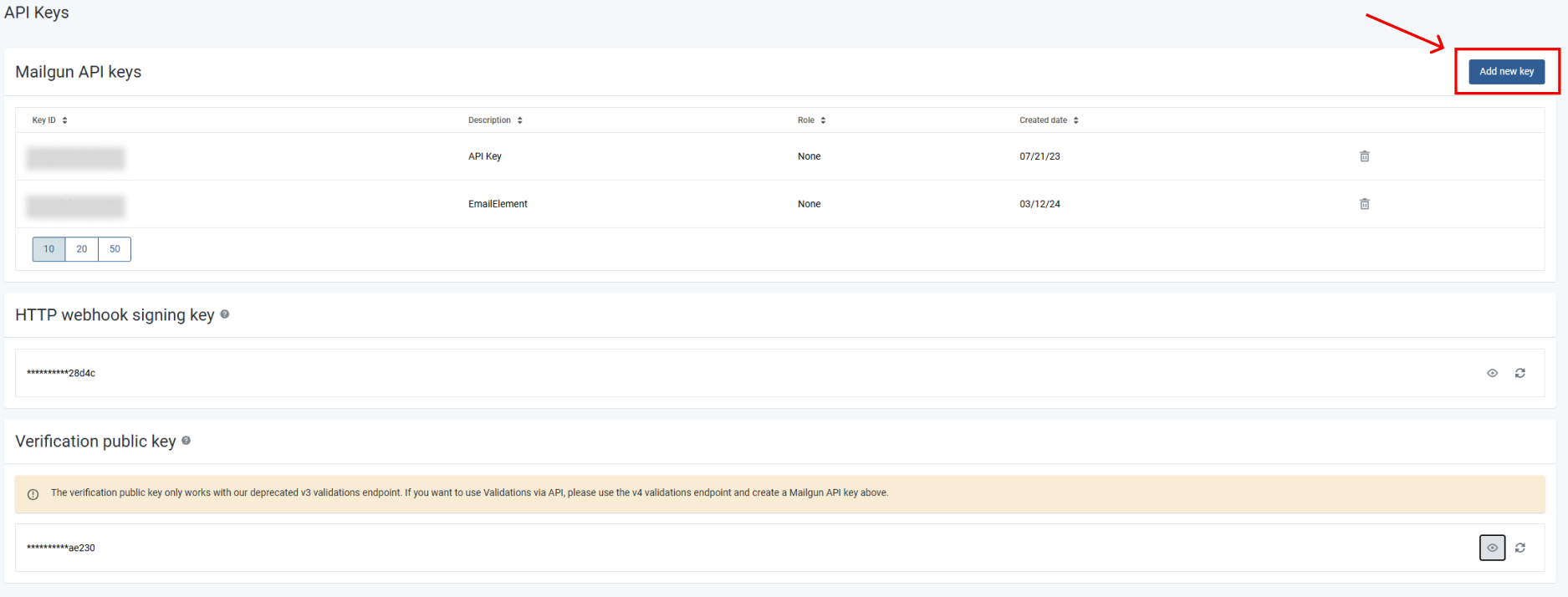 Create an API Key