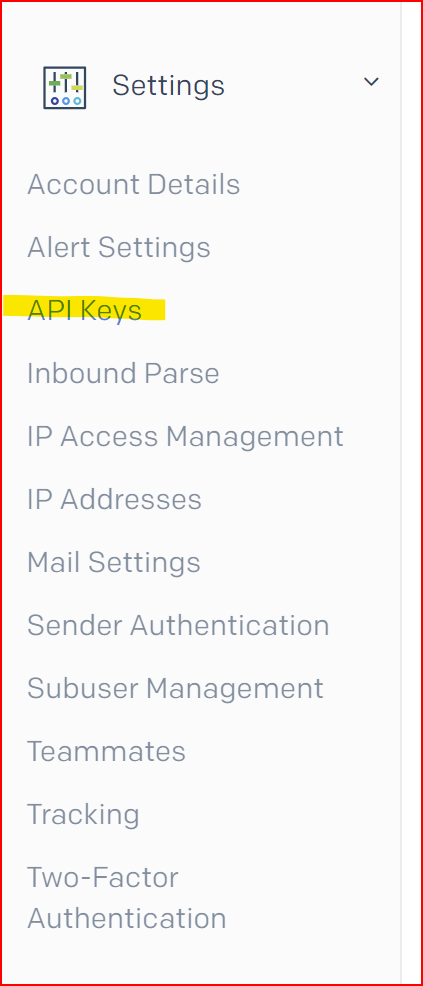 Create Api Key