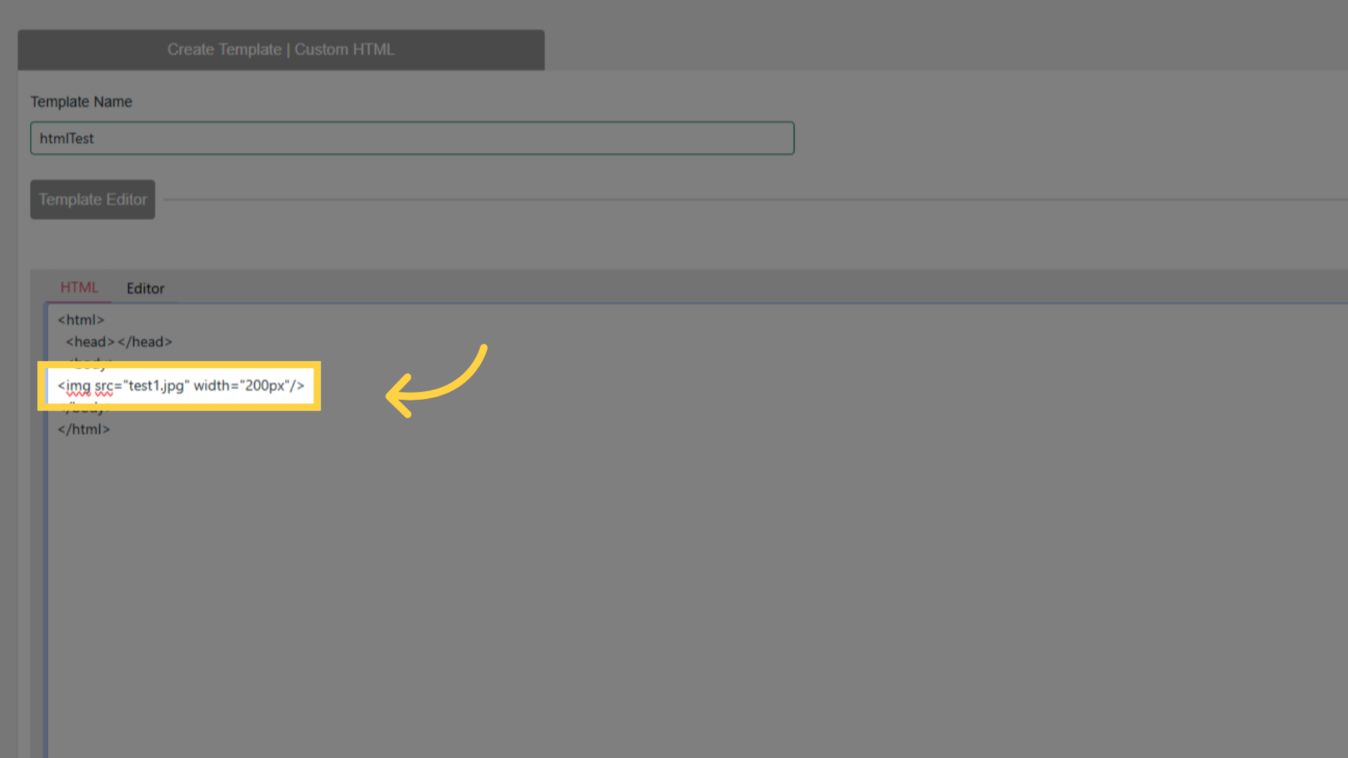 Add Simple Image Tag