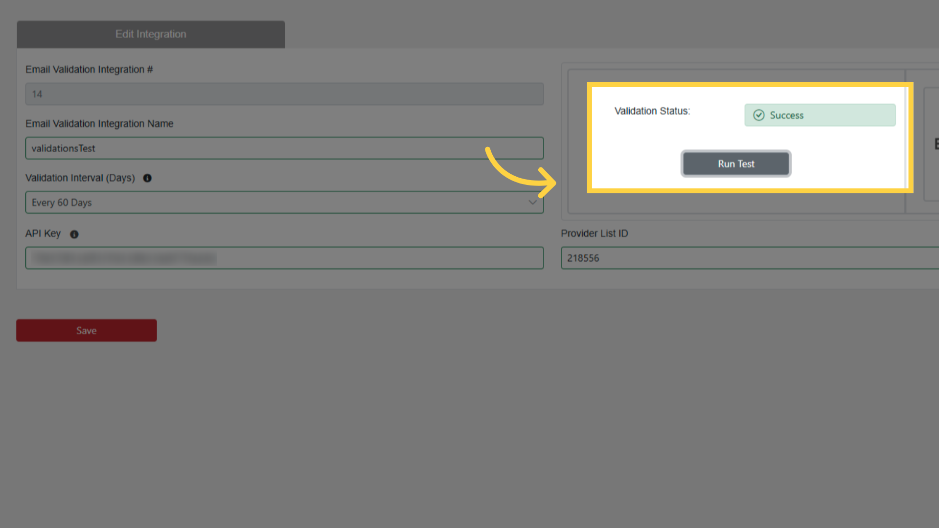 Test Your Integration