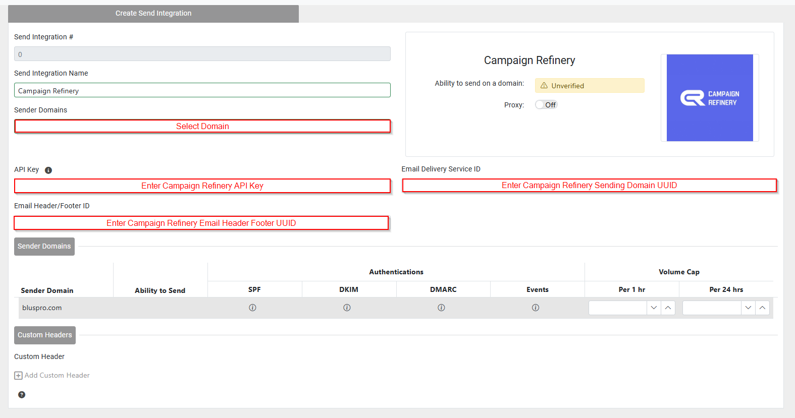 EmailElement Integration