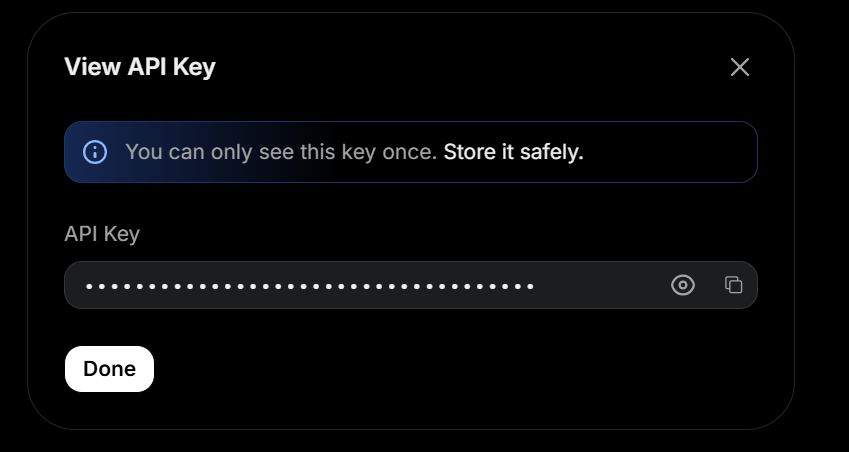 Get API Key
