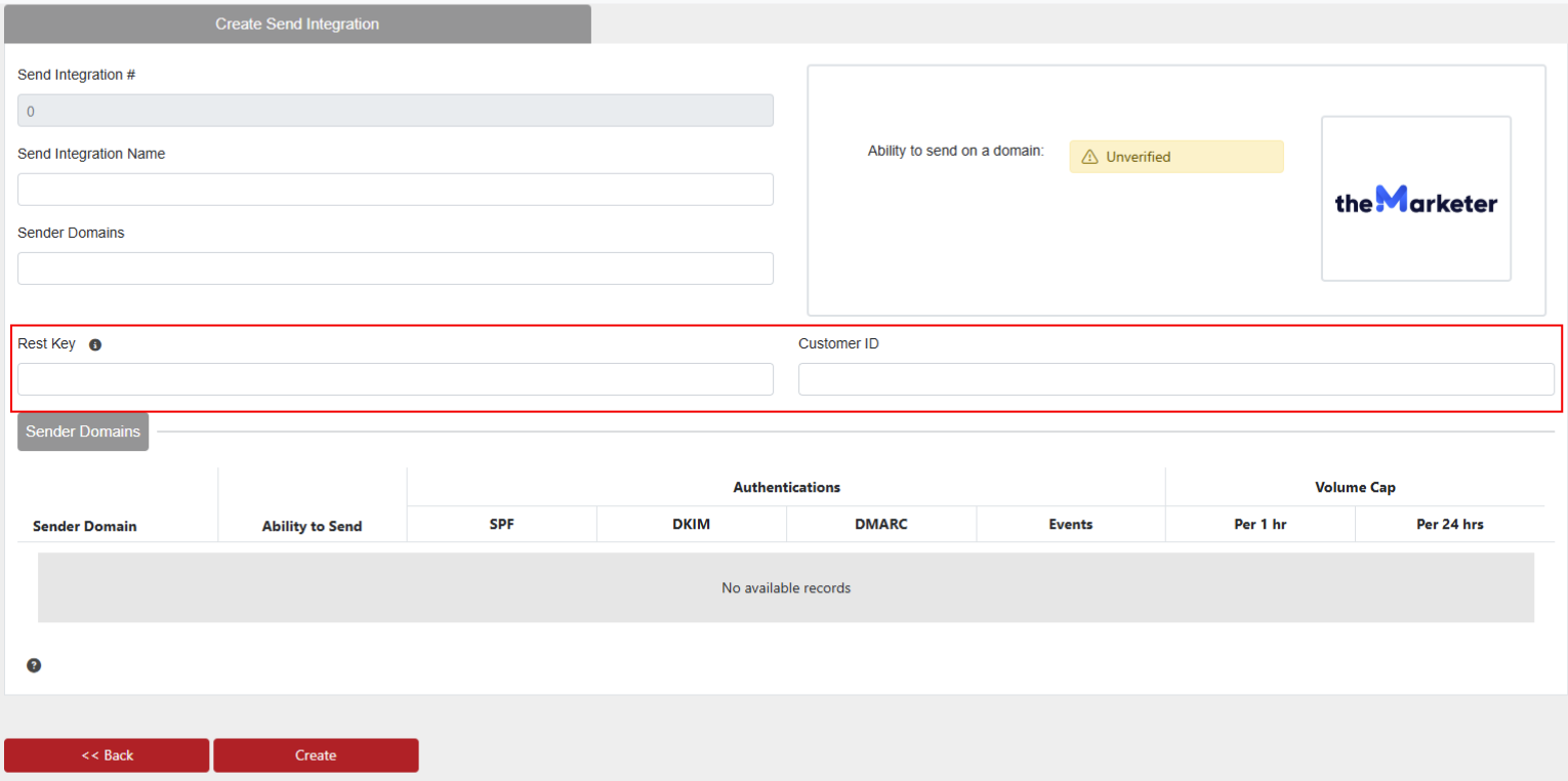 Get Rest Key and Customer ID