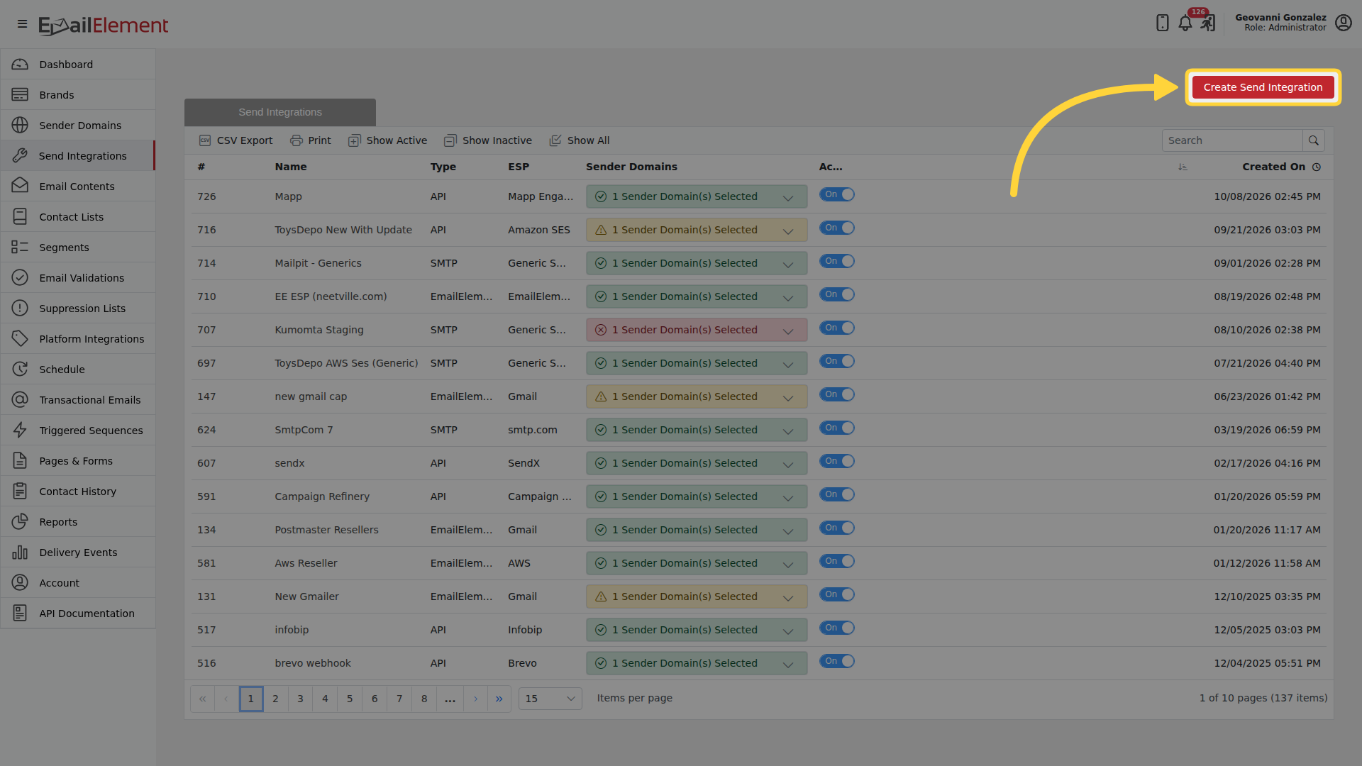 Google Workspace Inboxes 02 Create Send Integration