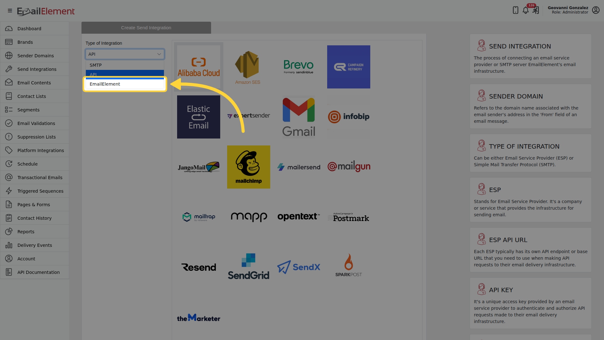 Google Workspace Inboxes 03 Choose EmailElement