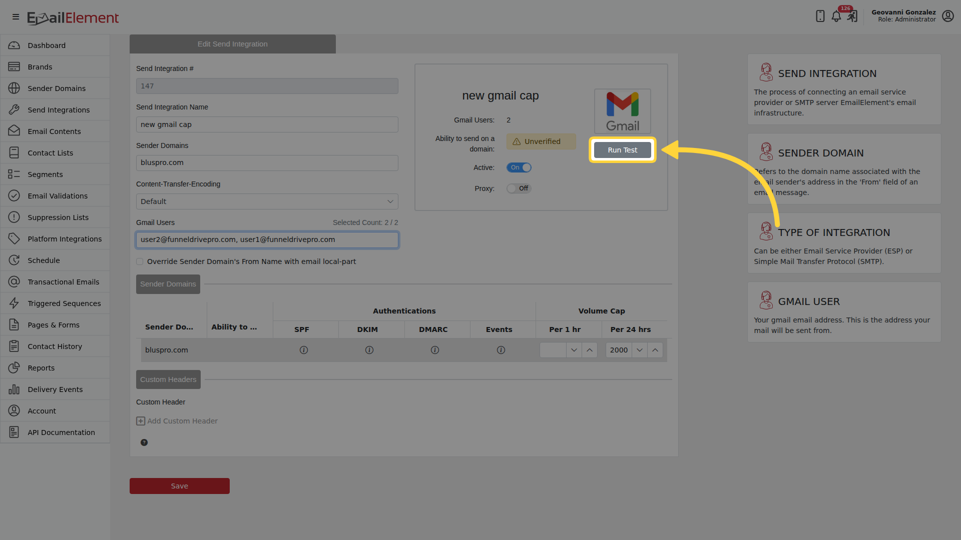 Google Workspace Inboxes 12 Run Test