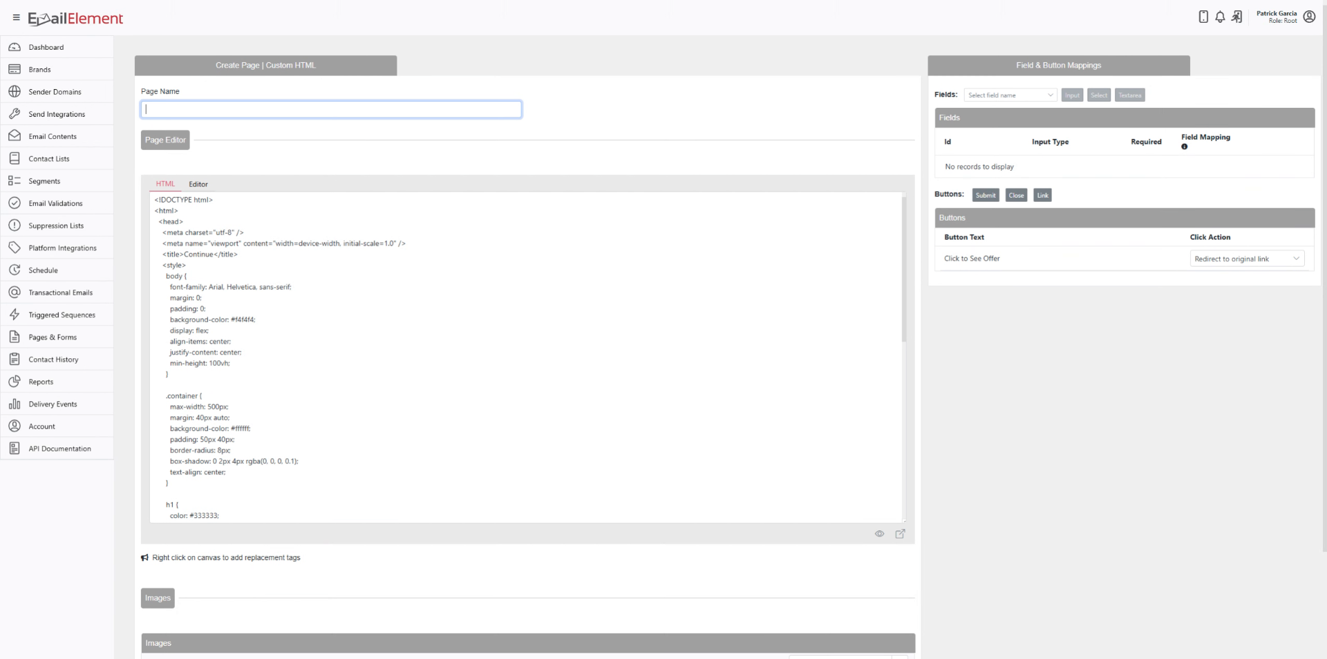 Enter Page Name