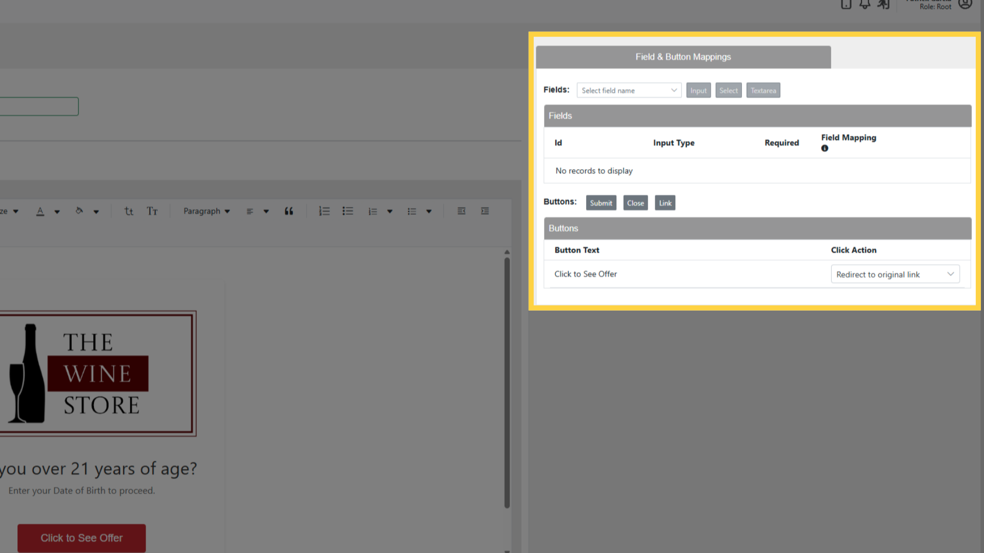 HTML Fields