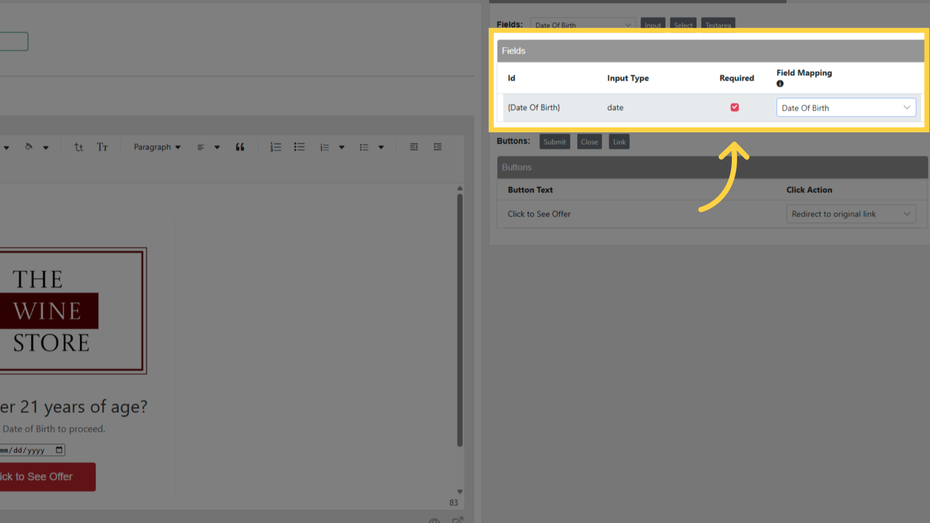 Added Fields Options