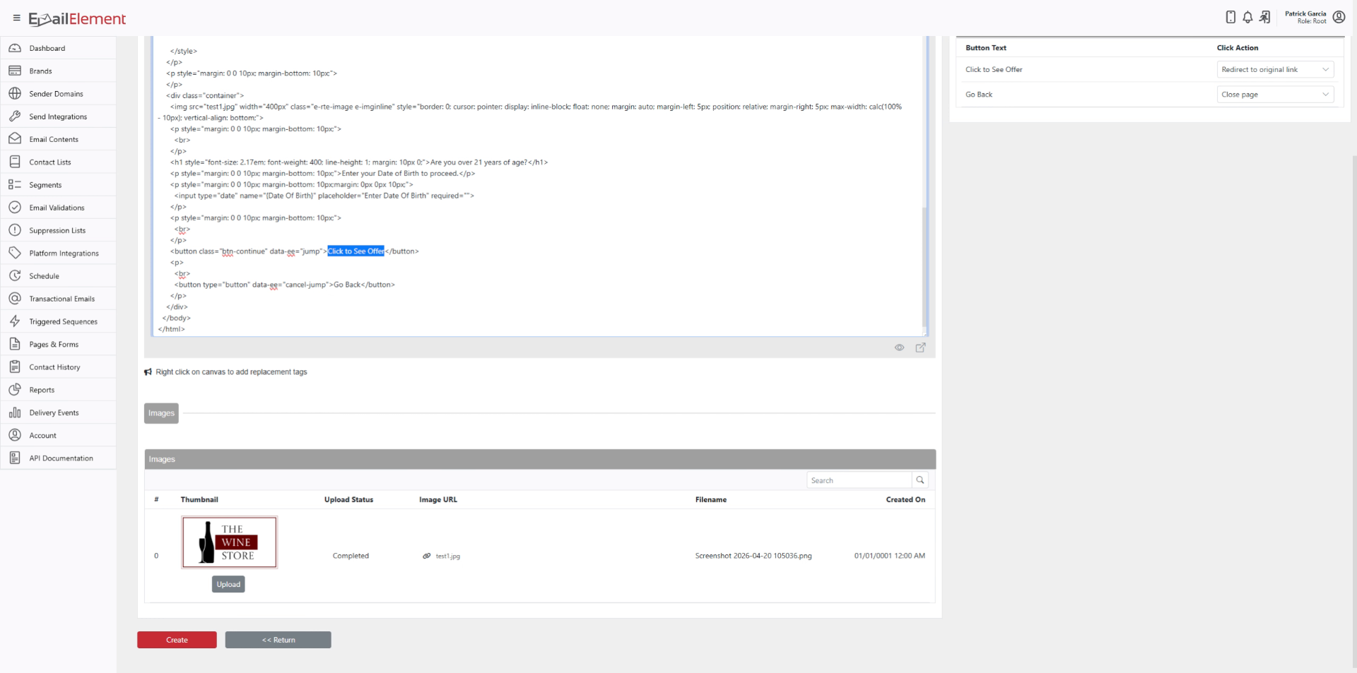 Update Submit Button Label