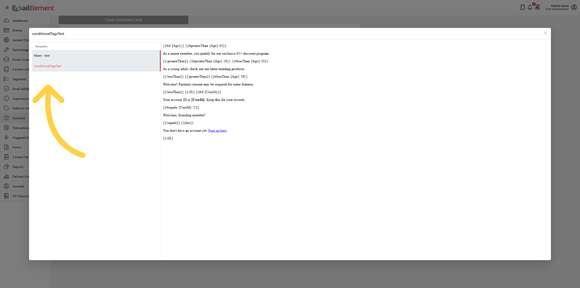 Content Preview Window