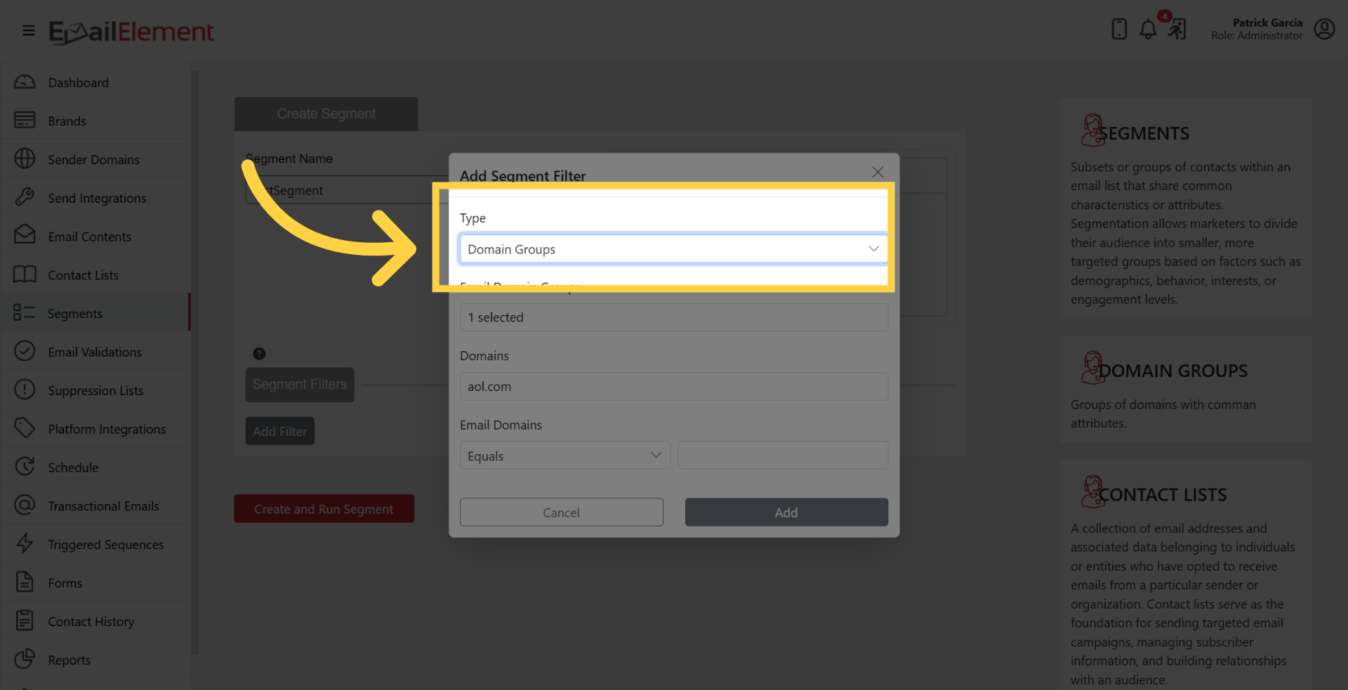 Select Different Filter