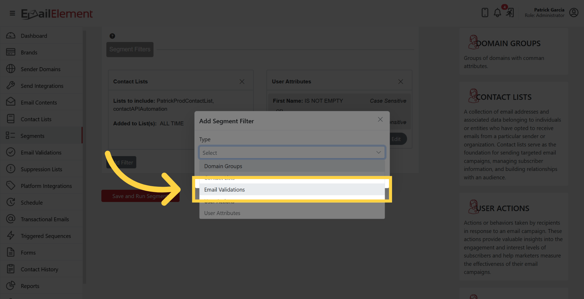 Email Validations Filter