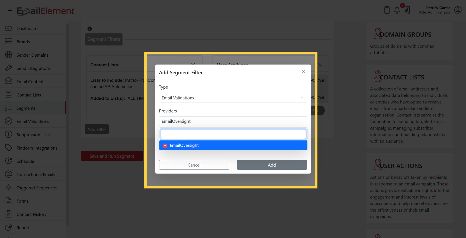 Select EmailOversight