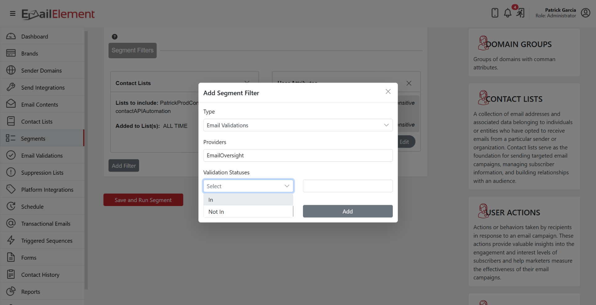 Email Validations Condition