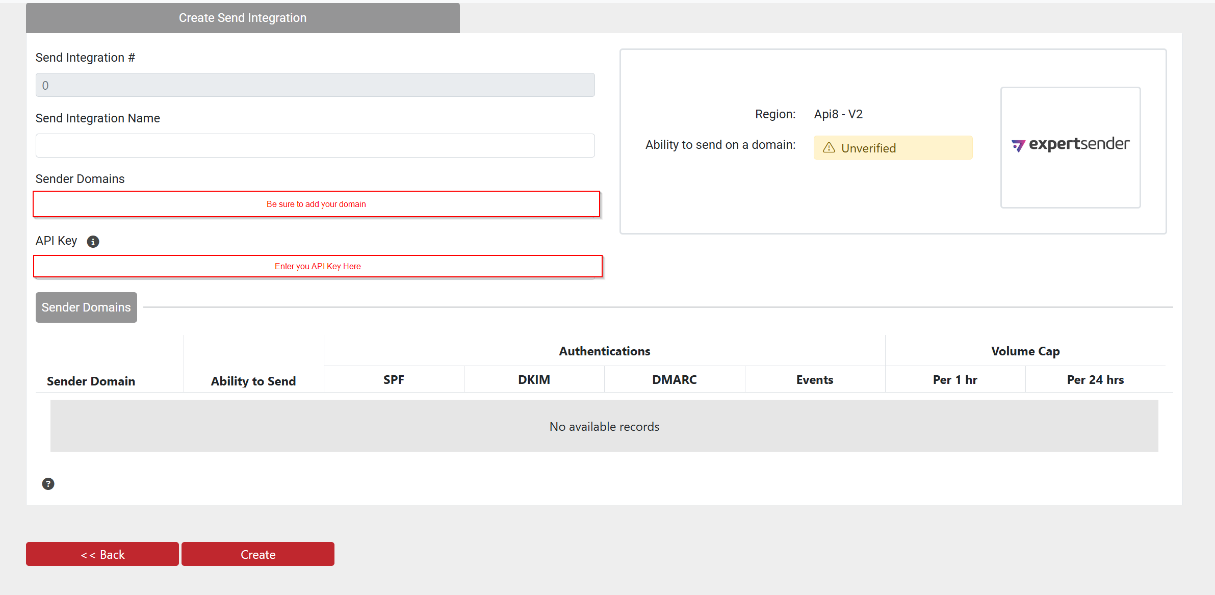 Set Up ExpertSender in EmailElement