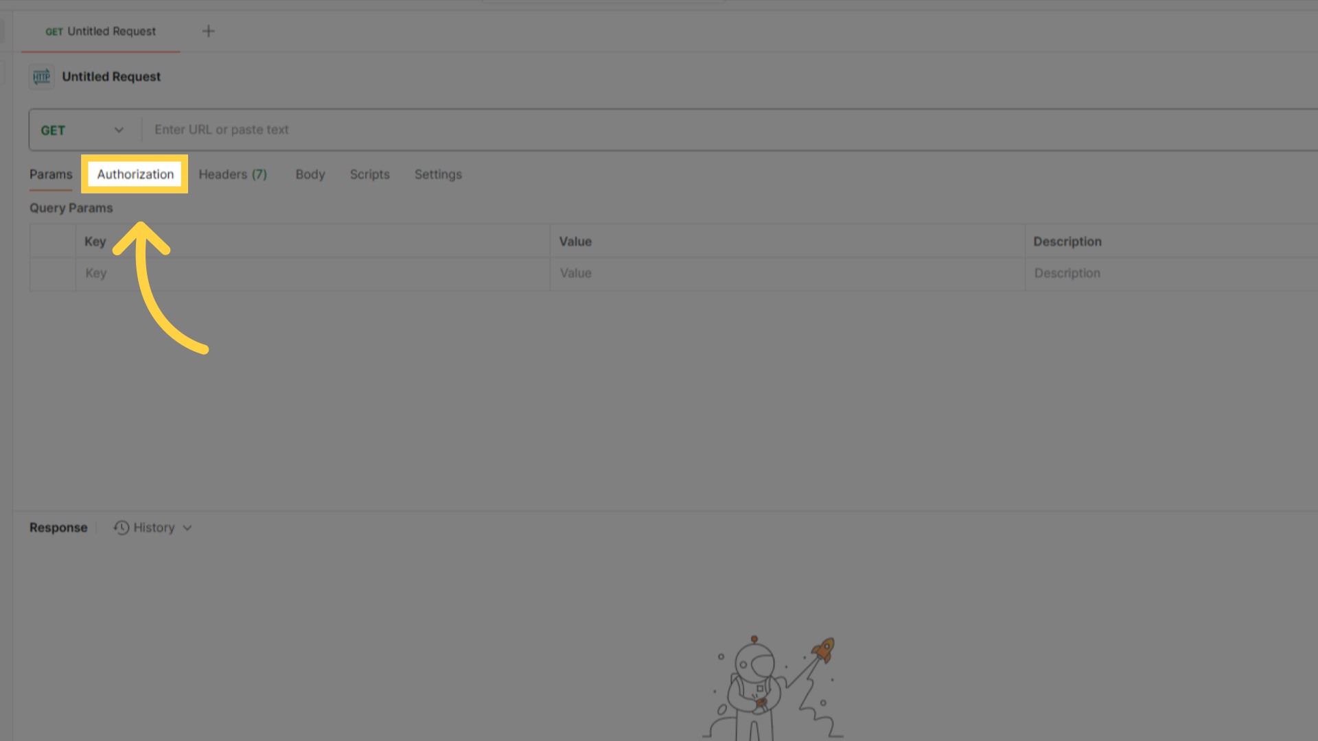 Click 'Authorization'