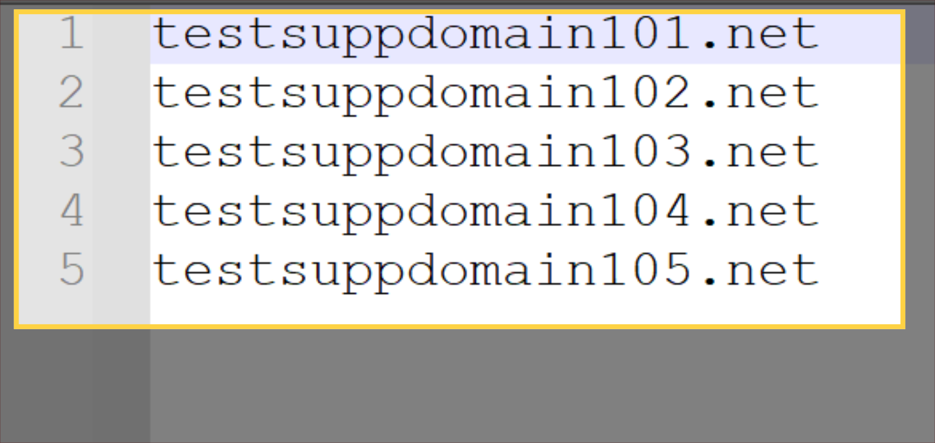 Example Domain File
