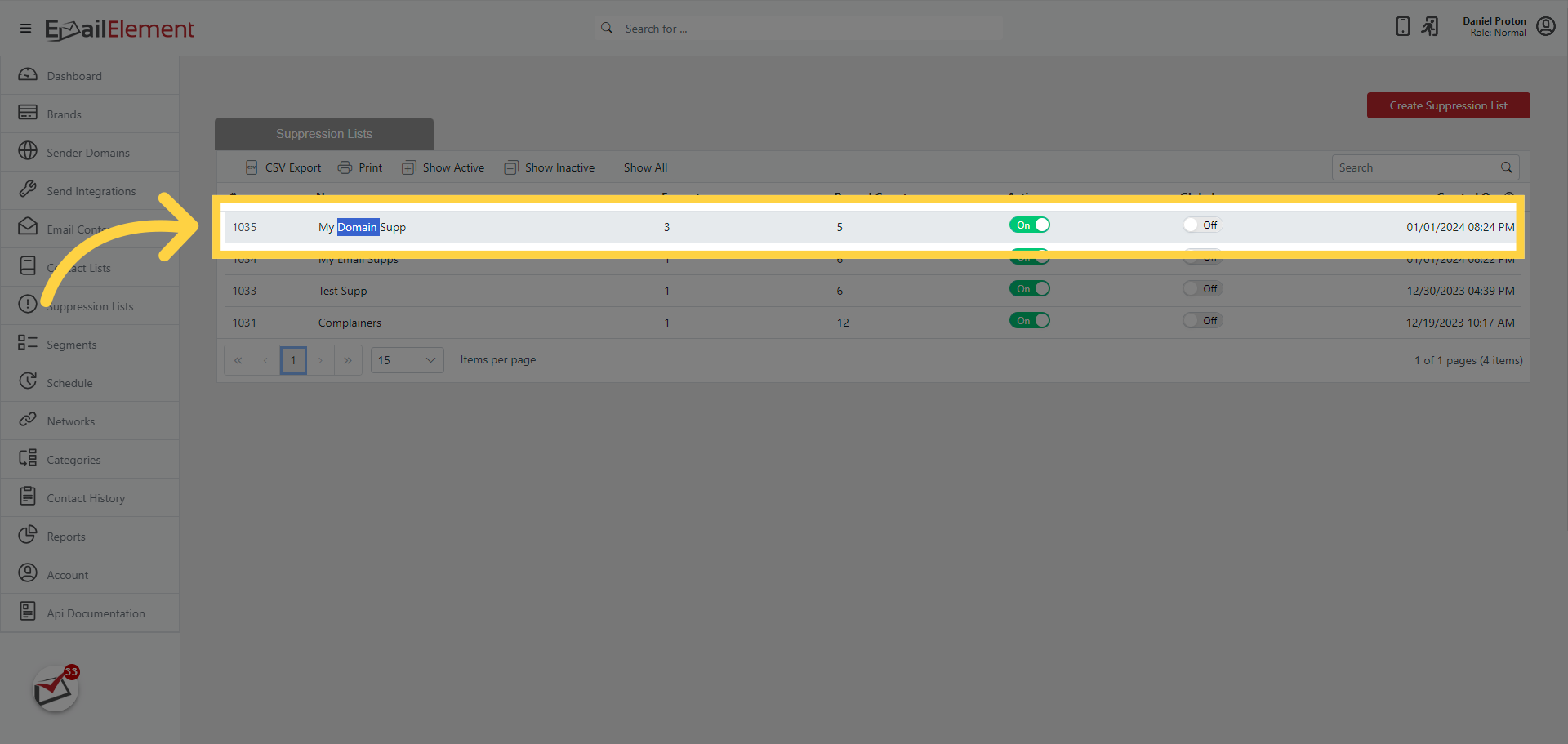 Double click