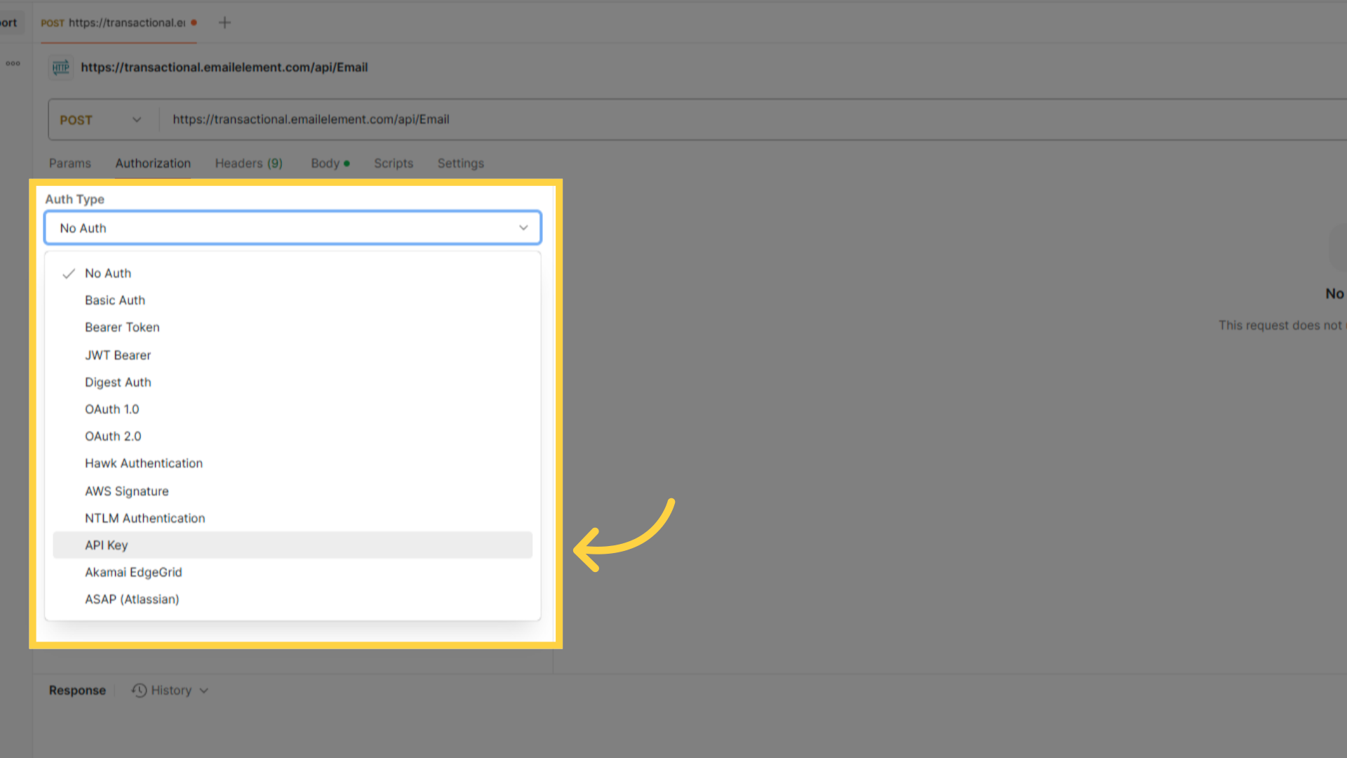 Add API Key