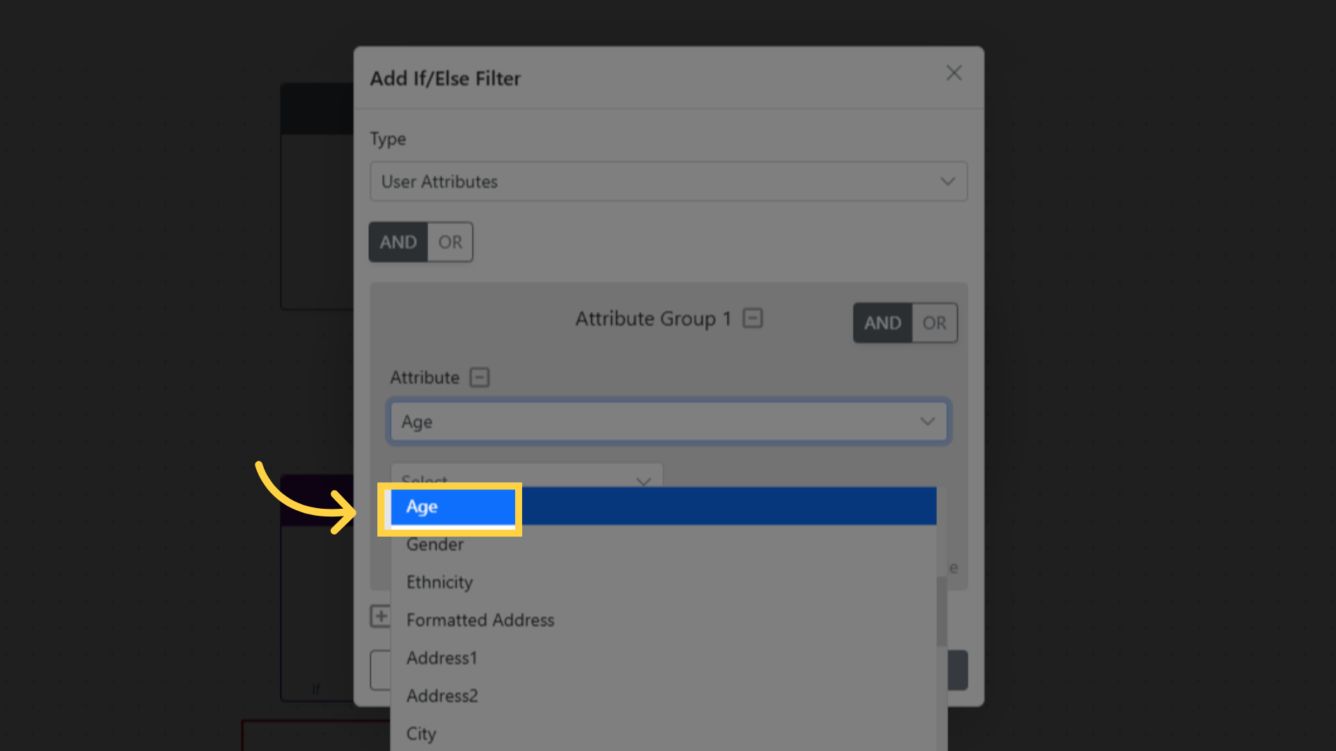 Select Attribute