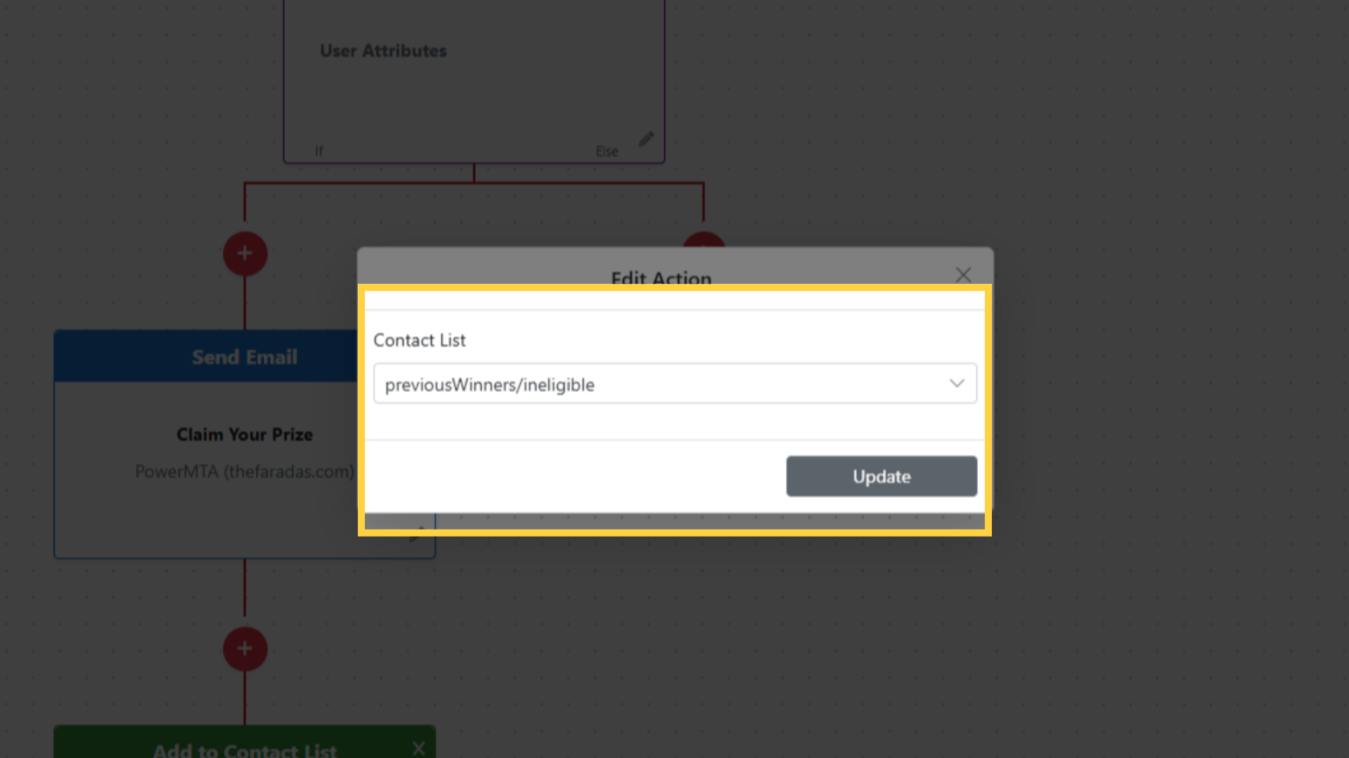 Choose A Contact List