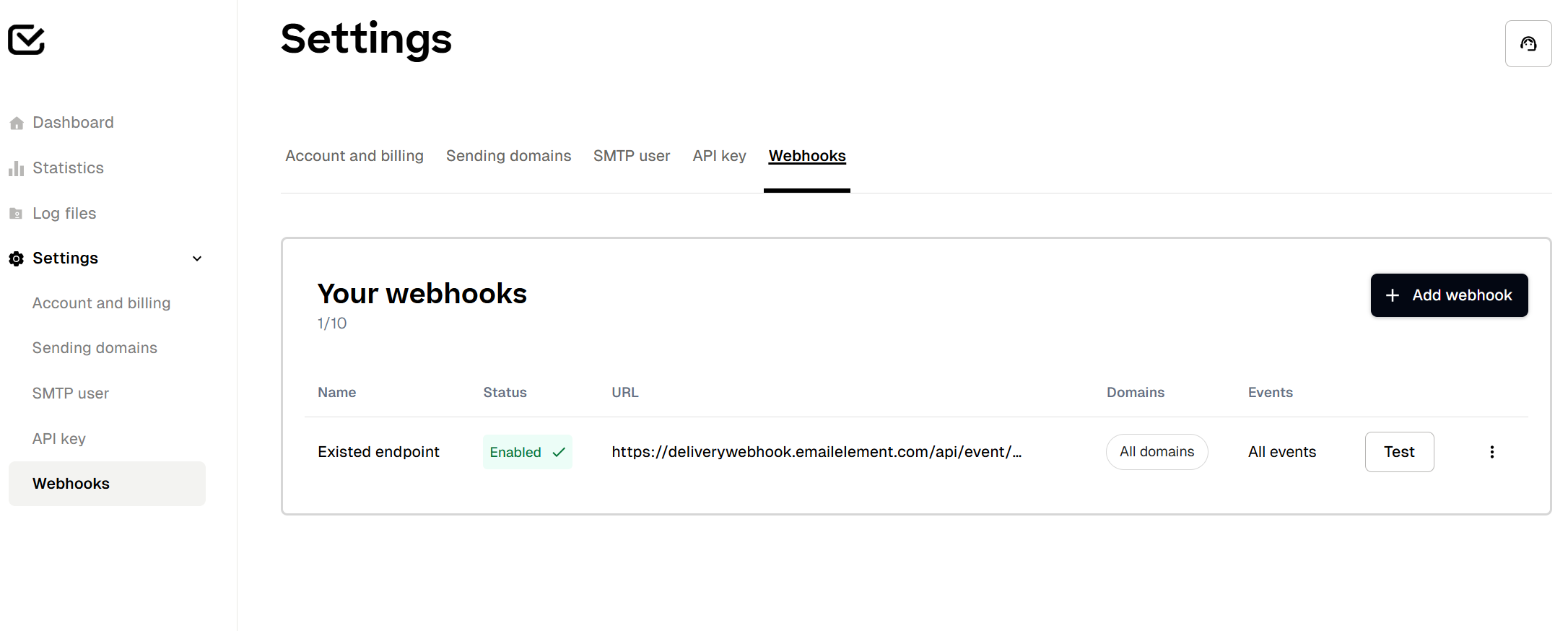 Webhook Setup